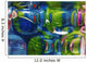 Abstract Greenblue Wall Mural