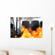 Fire Sabotage Wall Mural