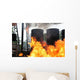 Fire Sabotage Wall Mural