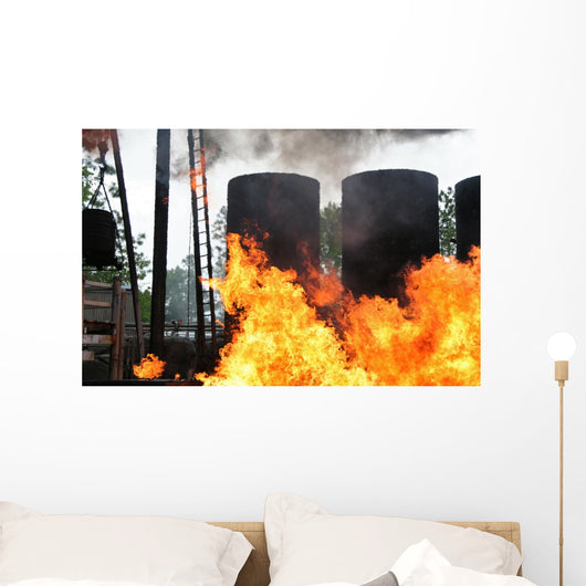 Fire Sabotage Wall Mural