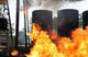 Fire Sabotage Wall Mural