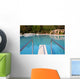 Pool with Diving Board Wall Mural