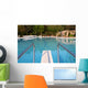 Pool with Diving Board Wall Mural