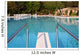 Pool with Diving Board Wall Mural