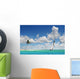 Sailboat Sailing on Tropical Seas Wall Mural