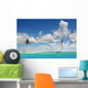 Sailboat Sailing on Tropical Seas Wall Mural