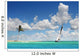 Sailboat Sailing on Tropical Seas Wall Mural