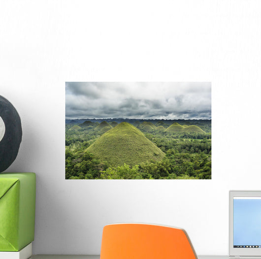 Chocolate Hills, Carmen, Bohol, Philippines Wall Mural