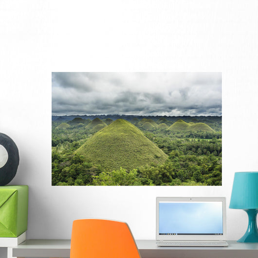 Chocolate Hills, Carmen, Bohol, Philippines Wall Mural