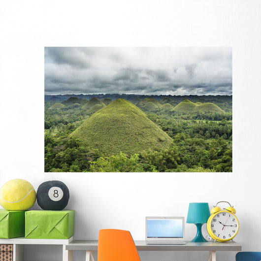 Chocolate Hills, Carmen, Bohol, Philippines Wall Mural