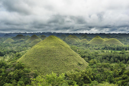Chocolate Hills, Carmen, Bohol, Philippines Wall Mural