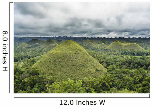 Chocolate Hills, Carmen, Bohol, Philippines Wall Mural