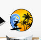Surfer Wall Decal