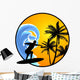 Surfer Wall Decal