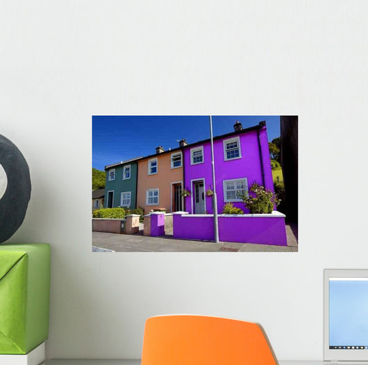 Irish Houses Wall Decal