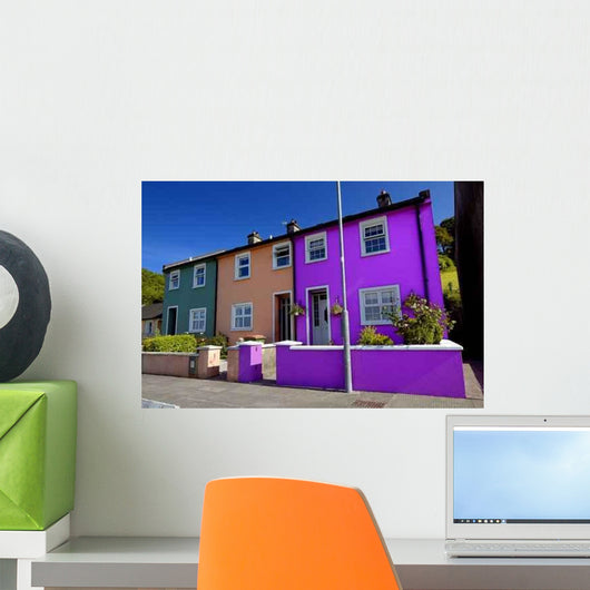 Irish Houses Wall Decal