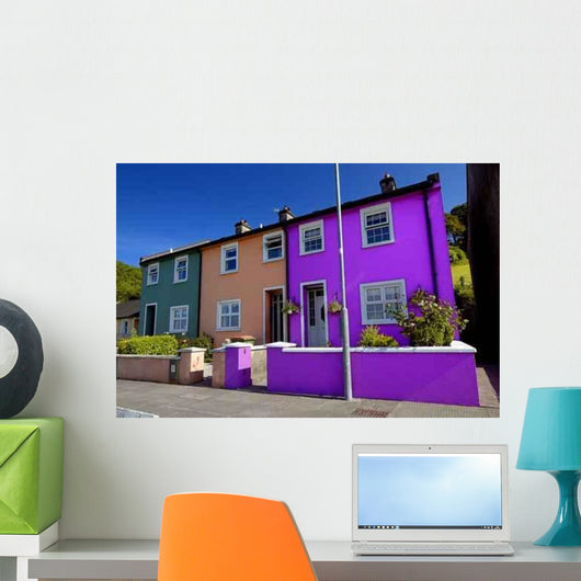 Irish Houses Wall Decal