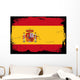 grunge flag - spain Wall Mural
