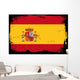 grunge flag - spain Wall Mural