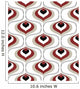 Retro Pattern Wall Mural
