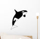A black and white killer whale Wall Decal