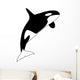 A black and white killer whale Wall Decal
