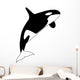 A black and white killer whale Wall Decal