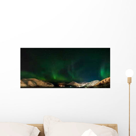 Panorama Aurora Polaris Wall Decal