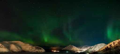 Panorama Aurora Polaris Wall Decal