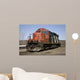 Train on Tracks Wall Mural