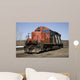 Train on Tracks Wall Mural