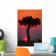 African Sunset Masai Mara Wall Decal