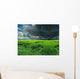 Dark Clouds over Field Wall Decal