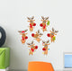 Cute and Funny Christmas Wall Decal