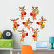 Cute and Funny Christmas Wall Decal