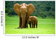 Elephant Mother With Cub Wall Mural