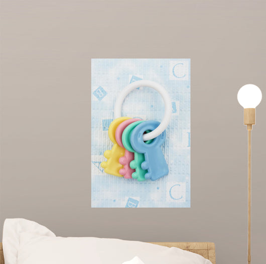 Baby Rattle Wall Mural