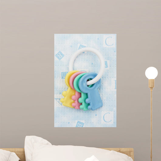 Baby Rattle Wall Mural