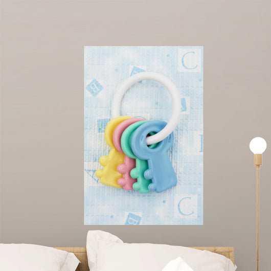 Baby Rattle Wall Mural