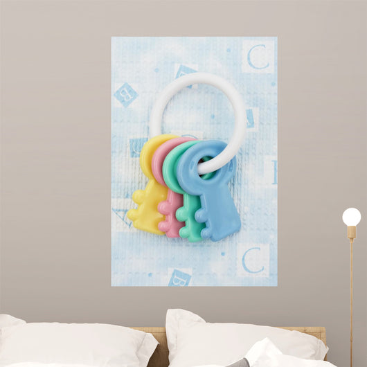 Baby Rattle Wall Mural