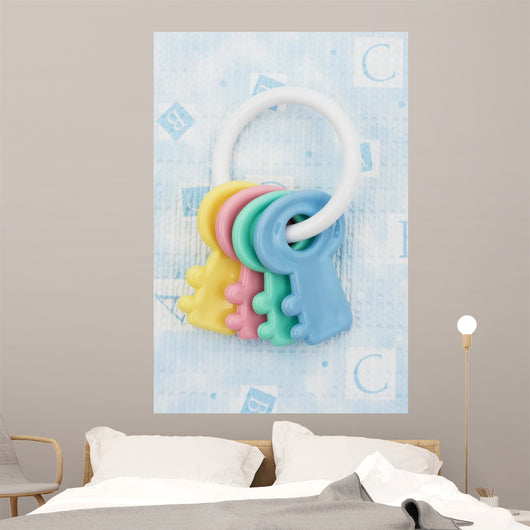 Baby Rattle Wall Mural