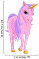 Pink Unicorn Wall Decal