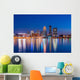 Downtown Louisville Skyline Waterfront Wall Decal