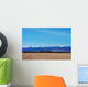 Agricultural Field with Mountains Wall Mural