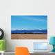 Agricultural Field with Mountains Wall Mural