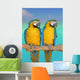 Two Parrots Wall Decal Design 2