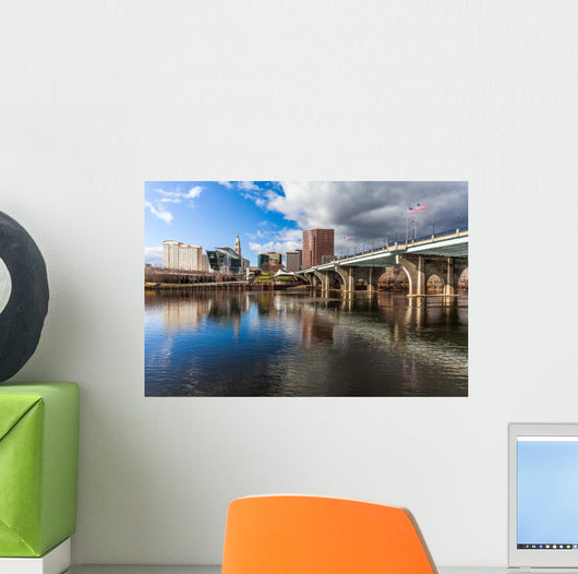 Hartford Skyline Wall Decal