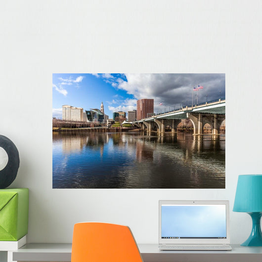 Hartford Skyline Wall Decal