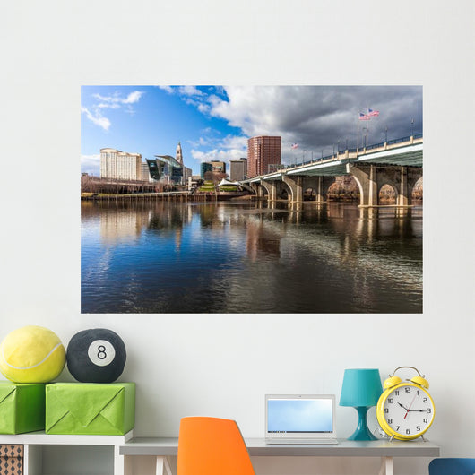 Hartford Skyline Wall Decal