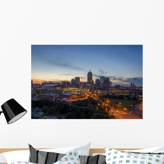 Indianapolis Indiana Dusk Wall Decal